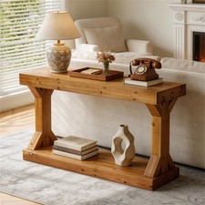 Solid Wood Console Table with