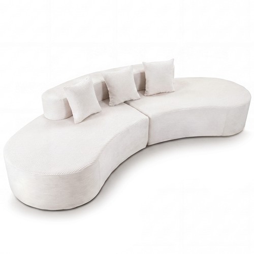 305 curved sectional sofa - 305.5,