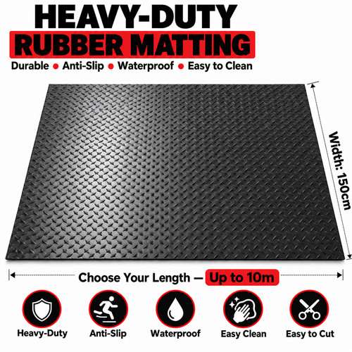 Rubber mattings matting garage - rubber,