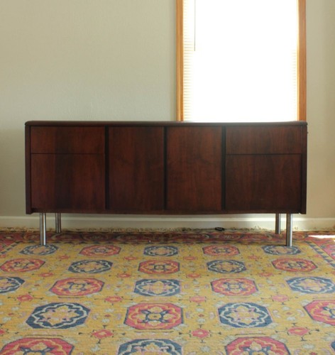 Mid century walnut executive - mid,