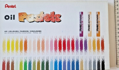 Pentel oil pastels - box, 50