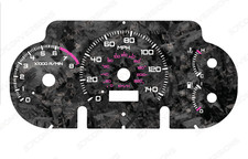 Honda Civic EP2 Forged Carbon Dial Cards 8 Colours Gauges