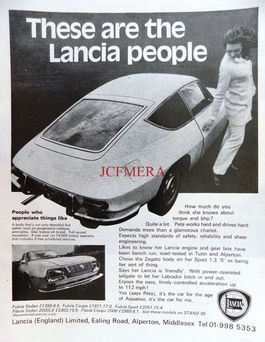 Lancia fulvia sports - 'fulvia, 1970