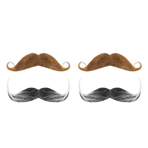 Set handlebar moustache - , 2