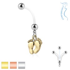 Baby Foot Pregnancy Belly Bar