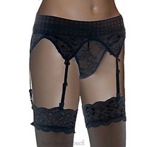  Suspender Lace Belt  and