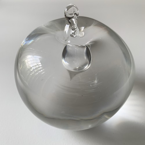 Art glass apple shaped - art,