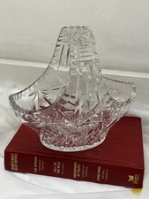 Vintage Bohemia Crystal Basket