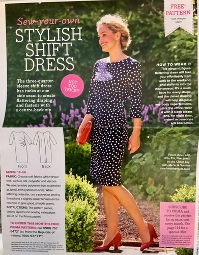 Prima sewing pattern ladies - pattern,
