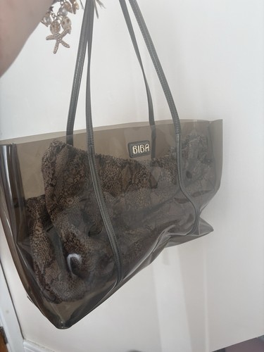 Vintage biba brown tote bag - vintage,