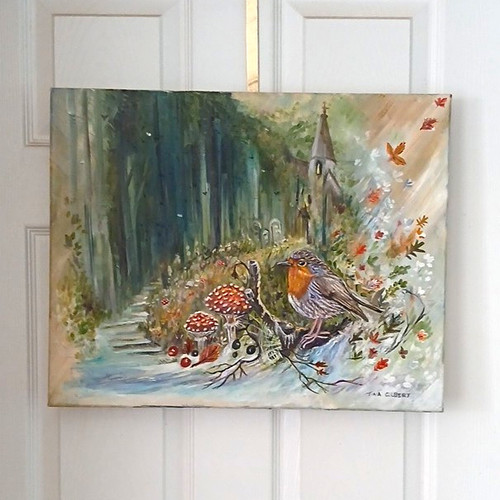 Original oil painting - painting, on