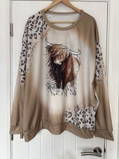 Women's Highland Coo Cow Long