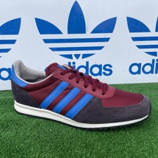 2013  Rare VTG Adidas Adistar Racer Claret & Blue Mens Trainers Size UK 9