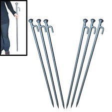 Superhuge Stakes x 6. Heavy Duty Tent, Gazebo, Marquee Pegs 1.1m x 25mm NEW