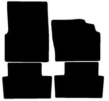 Tailored For Renault Alpine A610 1992-1994 Black Basic Car Mats Autostyle