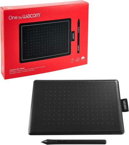 One wacom pen tablet - one,