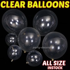 100 X Clear Latex PLAIN BALOON
