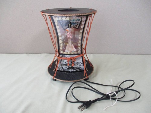 Japanese andon lamp - drum, shape