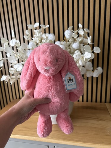 Jellycat medium bashful coral - jellycat,