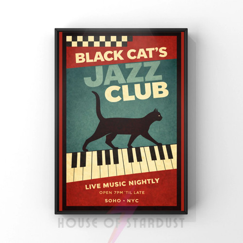 Open mic black cat s - mic, jazz