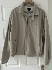 Gant Classic Windcheater Jacket Beige Mens Size XL Ex Condition Harrington Style