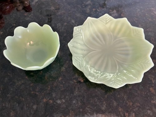 Fire king jadeite - , lotus