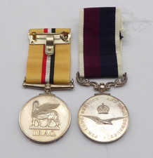 IRAQ RAF LONG SERVICE MEDAL GROUP CPL S W CARRUTHERS