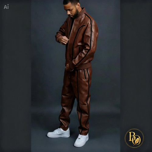 Men brown black - black, lambskin
