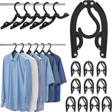 10pcs Black Portable Folding