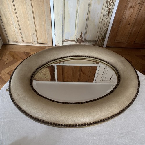 Vintage large oval wall - vintage, mirror