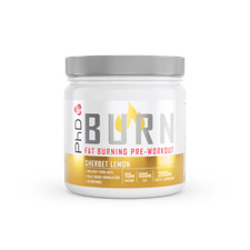 PhD Nutrition |Burn Pre Workout Powder with Amino Acids | Various Flavours 200g