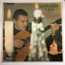Davy Graham – Midnight Man - Original UK Decca LP -LK 4780