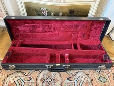 Vintage Leblanc Instrument Case Red Velvet Interior Hard Case