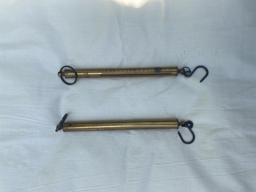 0ne pair vintage tubular - , brass