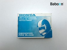 Owners Manual Honda CBR 900 RR