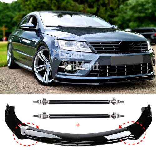 Gloss black front bumper - gloss,