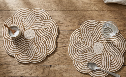 Set scallops placemat - of, 2