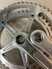 Vintage Campagnolo Gran Sport Strada Chainset Crankset Original Bolts/dust Caps