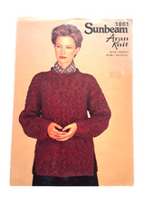 Sunbeam Knitting Pattern 1861