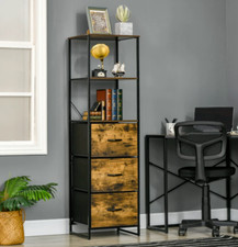 Tall Industrial Cabinet Rustic