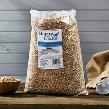 Wild Bird Food Seed Mix No Grow Husk Waste Premium Feed 5, 14, 28kg Happy Beaks