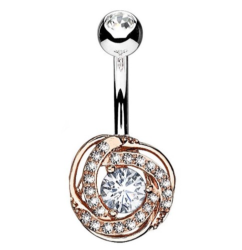 Small round rose - belly,