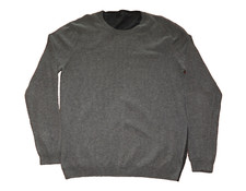 COS Two Tone Grey Lightweight Cotton Knit Jumper Mens Large