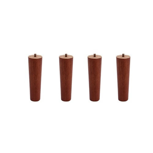 4pc wooden table - wooden, tapered