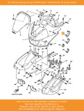 YAMAHA Clamp, 90464-25217 OEM