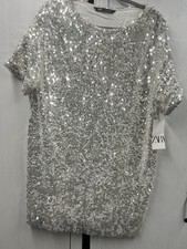 Gorgeous Bnwt Zara Silver