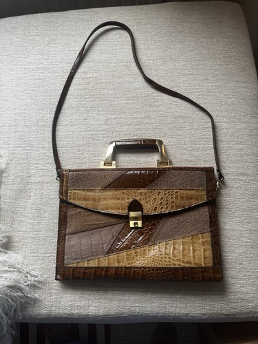 100 vintage croc alligator - 100%,