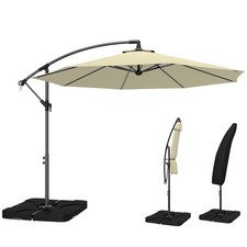Outsunny 3(m) Banana Parasol