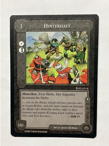 Ambush middle earth ccg - ambush,
