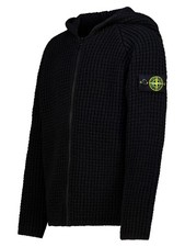 Stone Island Men's Hoodie Medium Black Full Zip